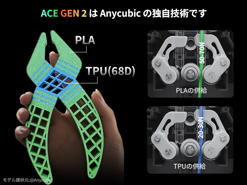 Amazon | Anycubic Kobra X 3Dプリンター、多色造形対応、4色~19色対応